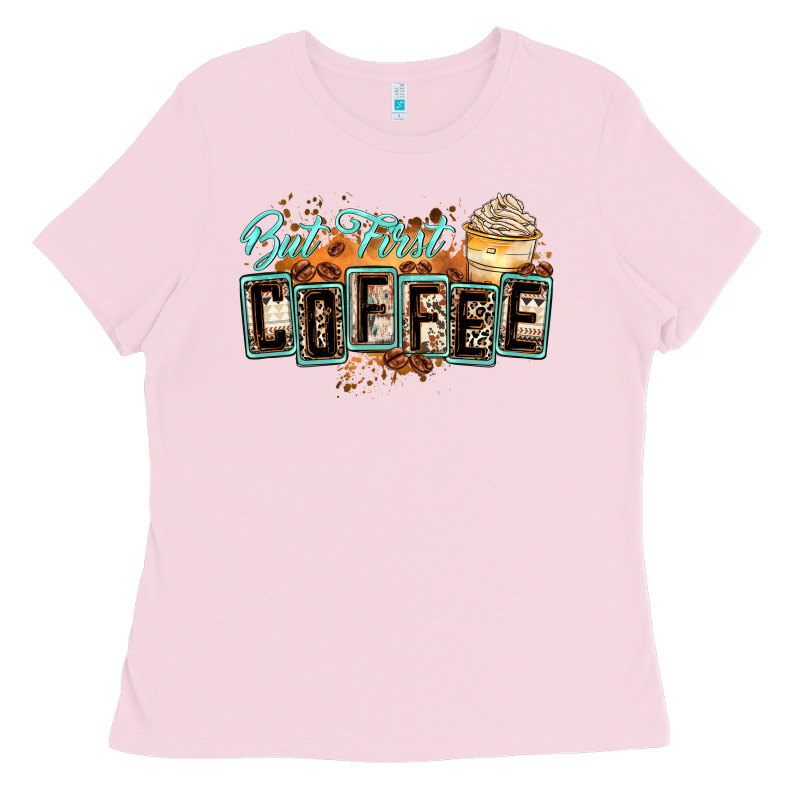 But First Coffee Ladies Tee by Zillion Design Studio | Teevron