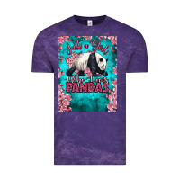 Cloud Purple just a girl who loves pandas Vintage Tee - LillyAllenDesigns