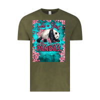 Vintage Olive just a girl who loves pandas Vintage Tee - LillyAllenDesigns