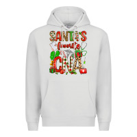 Dove Grey santa's favorite cna Premium Hoodie - texasbilliewilder