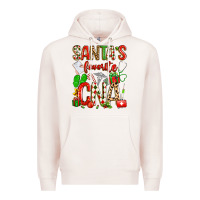 Pale Pink santa's favorite cna Premium Hoodie - texasbilliewilder