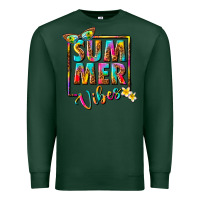Sports Green summer vibes Premium Sweatshirt - NancyCooperArtShop