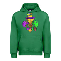Emerald fleur de lis Urban Hoodie - OliviaCreatesArt