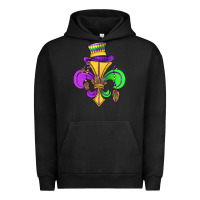 Pigment Black fleur de lis Urban Hoodie - OliviaCreatesArt