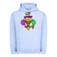 Pigment Grape Ice fleur de lis Urban Hoodie - OliviaCreatesArt