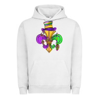 Pigment Lunar Rock fleur de lis Urban Hoodie - OliviaCreatesArt
