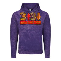Cloud Purple three up three down softball Vintage Hoodie - Jasminsmagicworld