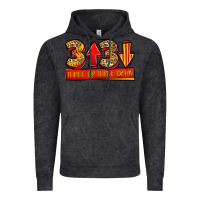 Vintage Black three up three down softball Vintage Hoodie - Jasminsmagicworld