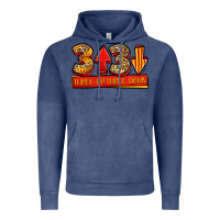 Vintage Denim three up three down softball Vintage Hoodie - Jasminsmagicworld