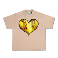 Burro softball heart Urban Heavy Tee - LillyAllenDesigns