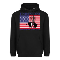 Black Trump 2020 Make Liberals cry Again Heavyweight Hoodie - Bettercallsaul