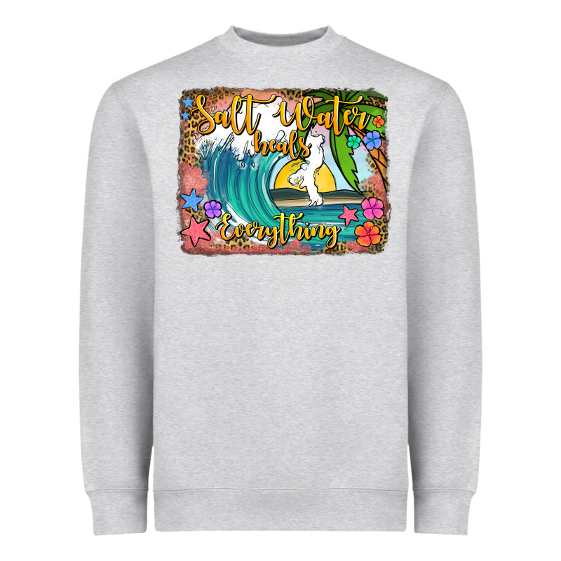 Salt Water Heals Everything Heavyweight Sweatshirt by Jasminsmagicworld | Teevron