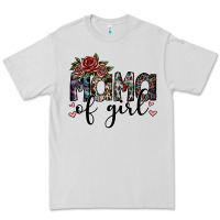 Dove Grey mama of girl Premium Tee - SublimationCraftShop