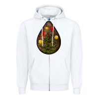 White christmas  teardrop Zipper Hoodie - BundleAndBundleShop