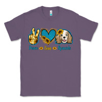 Lavender Peace Love Cocker Spaniel Classic Tee - Jasminsmagicworld