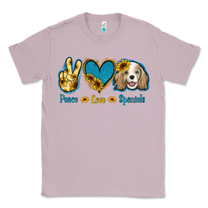Peace Love Cocker Spaniel Classic Tee by Jasminsmagicworld | Teevron