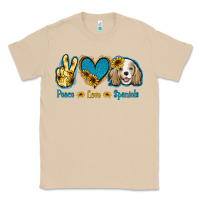 Mushroom Peace Love Cocker Spaniel Classic Tee - Jasminsmagicworld