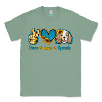 Sage Peace Love Cocker Spaniel Classic Tee - Jasminsmagicworld