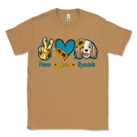 Toasted Coconut Peace Love Cocker Spaniel Classic Tee - Jasminsmagicworld