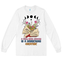White a well read woman is a dangerous creature Long Sleeve Tee - MaliasSmallBusiness