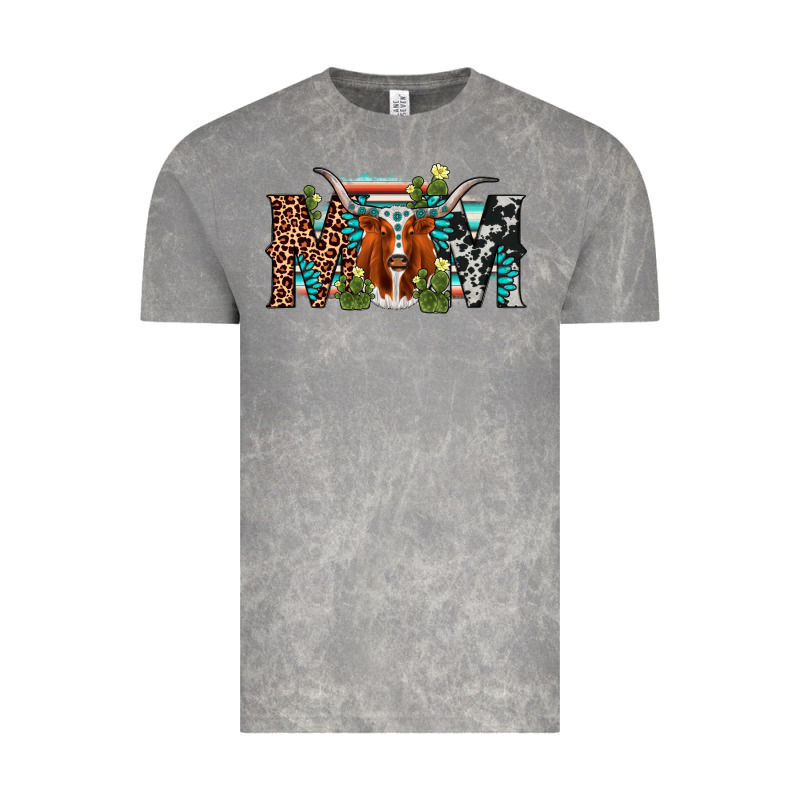 Longhorn Mom Vintage Tee by AdoDesignShop | Teevron