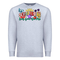 Heather Grey summer looks good on me Premium Sweatshirt - NancyCooperArtShop