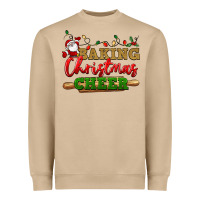 Mushroom Baking Christmas cheer Heavyweight Sweatshirt - NancyCooperArtShop
