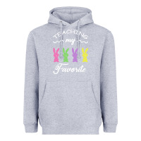 Heather Grey Teaching My Favorite Bunny Heavyweight Hoodie - Bettercallsaul