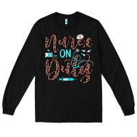Black nurse on duty Long Sleeve Tee - JahusDesignShop