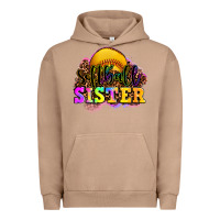 Pigment Burro softball sister Urban Hoodie - OliviaCreatesArt