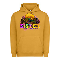 Pigment Peanut Butter softball sister Urban Hoodie - OliviaCreatesArt