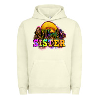 Pigment Pistachio softball sister Urban Hoodie - OliviaCreatesArt