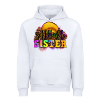White softball sister Urban Hoodie - OliviaCreatesArt
