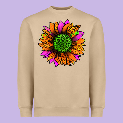 Halloween Sunflower Heavyweight Sweatshirt Designed By Jasminsmagicworld