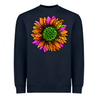 Navy halloween sunflower Heavyweight Sweatshirt - Jasminsmagicworld