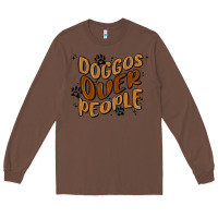 Chestnut doggos over people Long Sleeve Tee - MaliasSmallBusiness