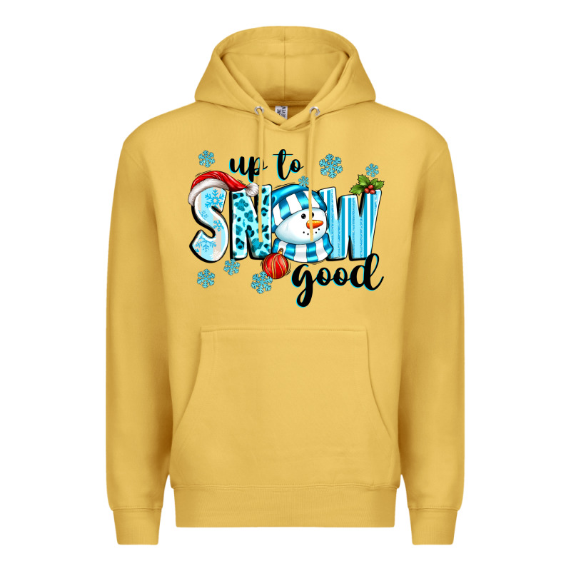 Up To Snow Good Premium Hoodie by texasbilliewilder | Teevron