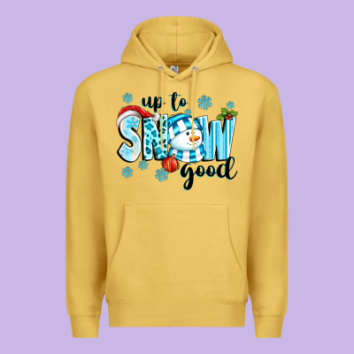 Up To Snow Good Premium Hoodie Designed By Texasbilliewilder