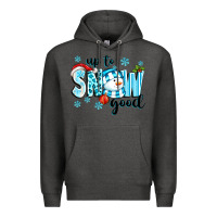 Charcoal Heather up to snow good Premium Hoodie - texasbilliewilder