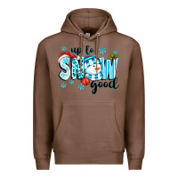 Chestnut up to snow good Premium Hoodie - texasbilliewilder