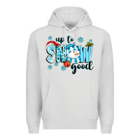 Dove Grey up to snow good Premium Hoodie - texasbilliewilder