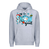 Heather Grey up to snow good Premium Hoodie - texasbilliewilder