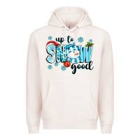 Pale Pink up to snow good Premium Hoodie - texasbilliewilder