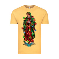 Vintage Mustard our lady of Guadalupe Christmas Vintage Tee - Jasminsmagicworld