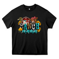 Black ranch mama Heavy Core Tee - Zillion Design Studio