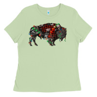 Matcha christmas bison Ladies Tee - RanaPortraitStore