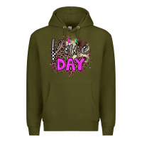 Army Green race day Premium Hoodie - JahusDesignShop