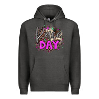 Charcoal Heather race day Premium Hoodie - JahusDesignShop
