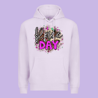 Race Day Premium Hoodie Designed By Jahusdesignshop