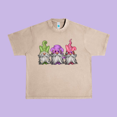 Easter Gnomes Spring Urban Heavy Tee Designed By Jasminsmagicworld